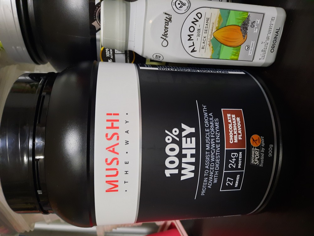 MUSASHI 100% Whey 900g Protein Powder - Vanilla Milkshake P25g - Foto 5