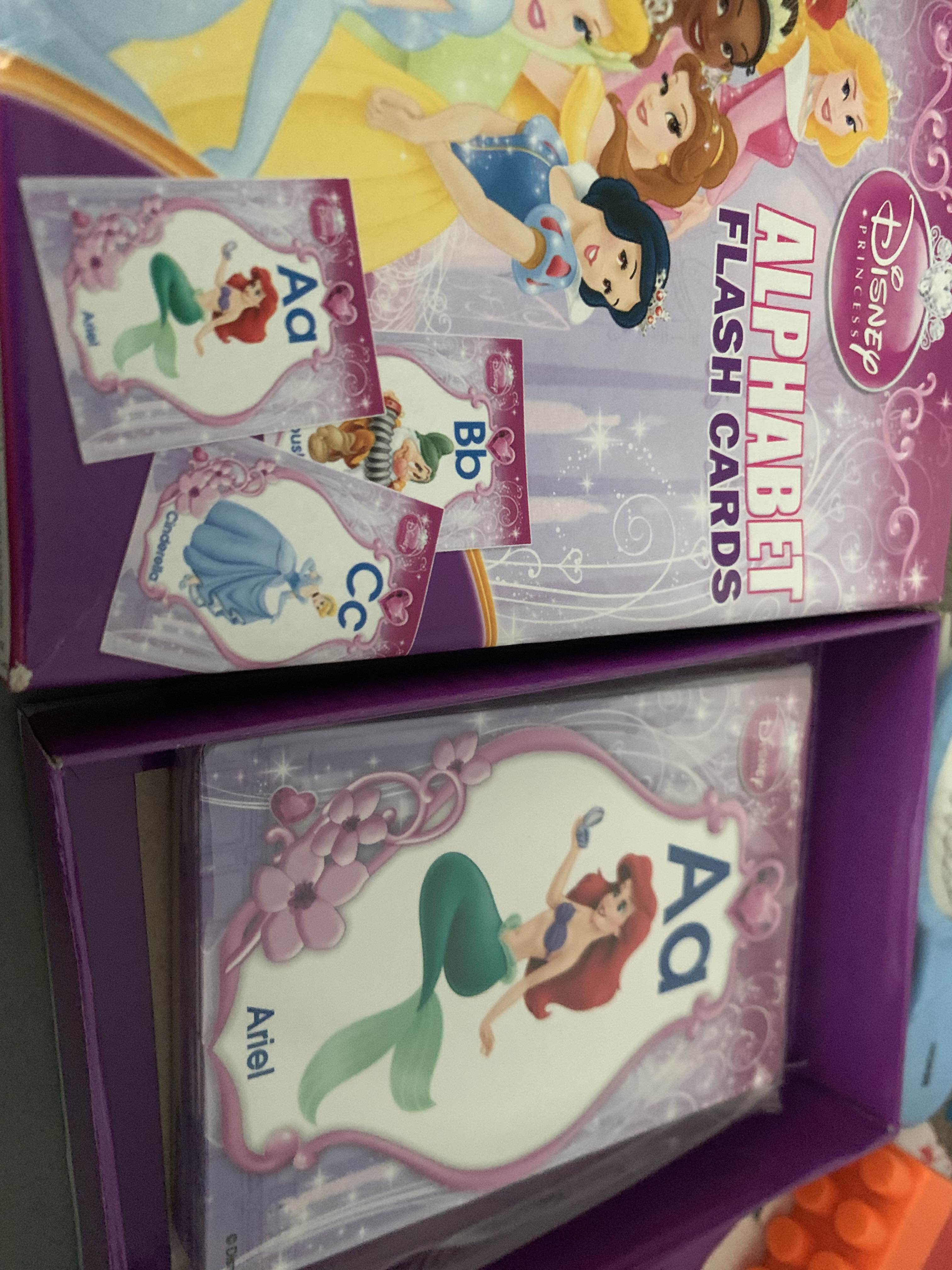 Disney Princess Alphabet Flash Cards