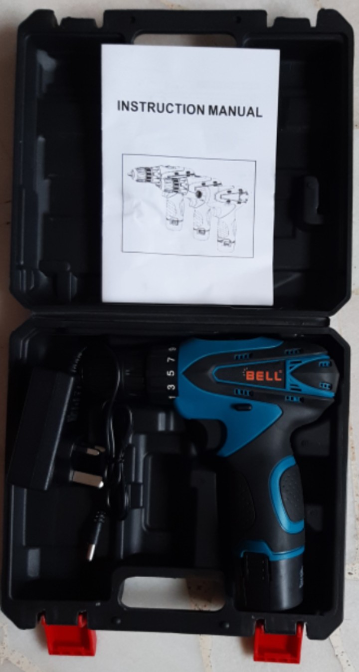 SG Seller Bell 12V Electric Drill Cordless Screwdriver Lithium