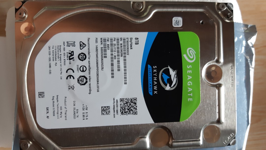 Seagate Skyhawk 8TB 3.5