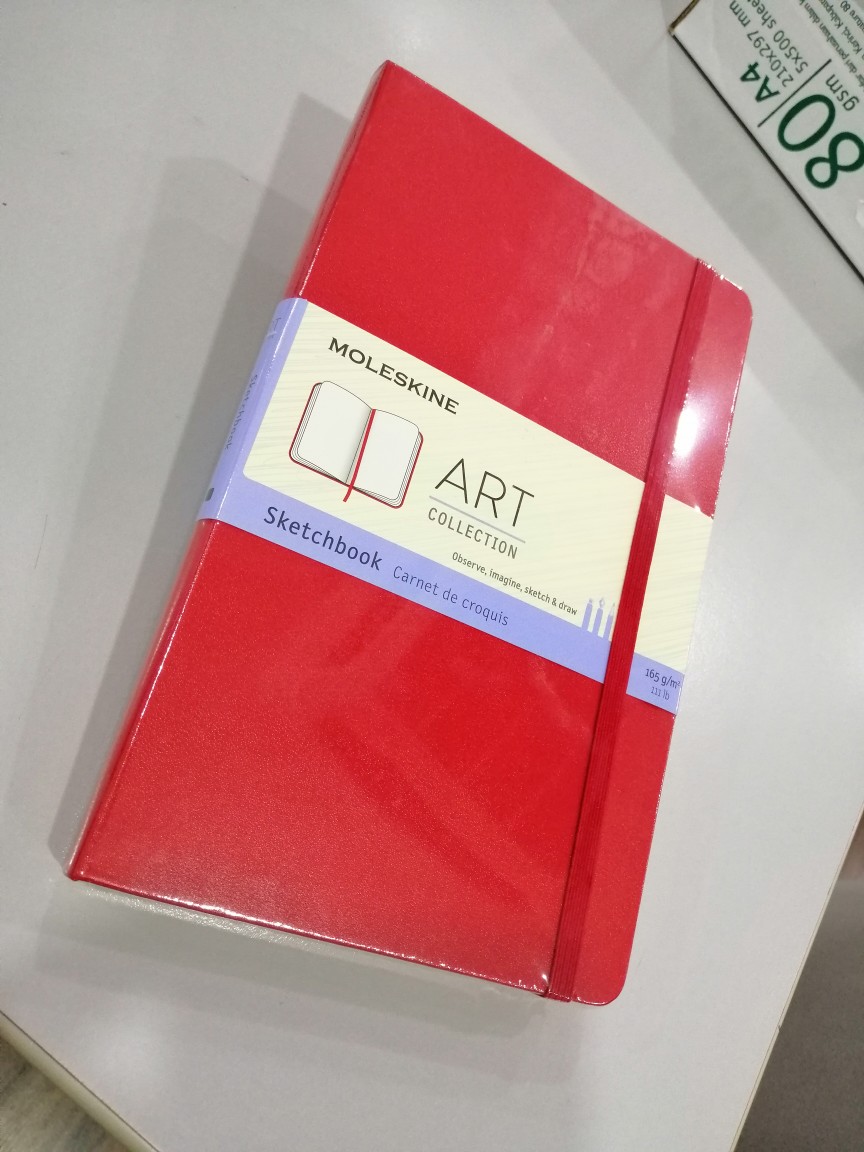 Moleskine Moleskine Art Sketchbook, A4, Scarlet Red, Hard Cover