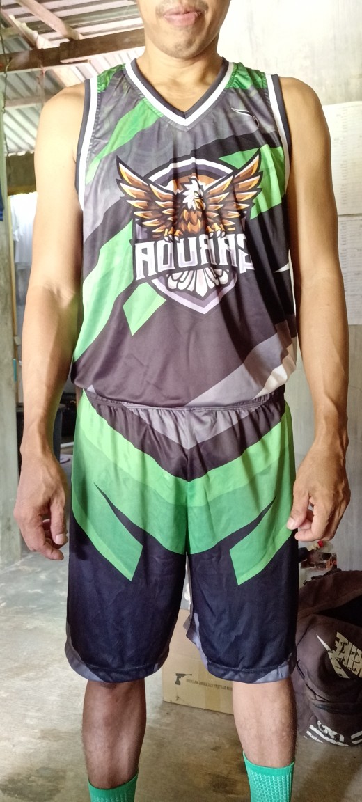 GARUDA 01 PLAYER GREEN CUSTOMIZED JERSEY TERNO WITH FREE NAME & NUMBER FULL  SUBLIMATION HIGH QUALITY FABRICS