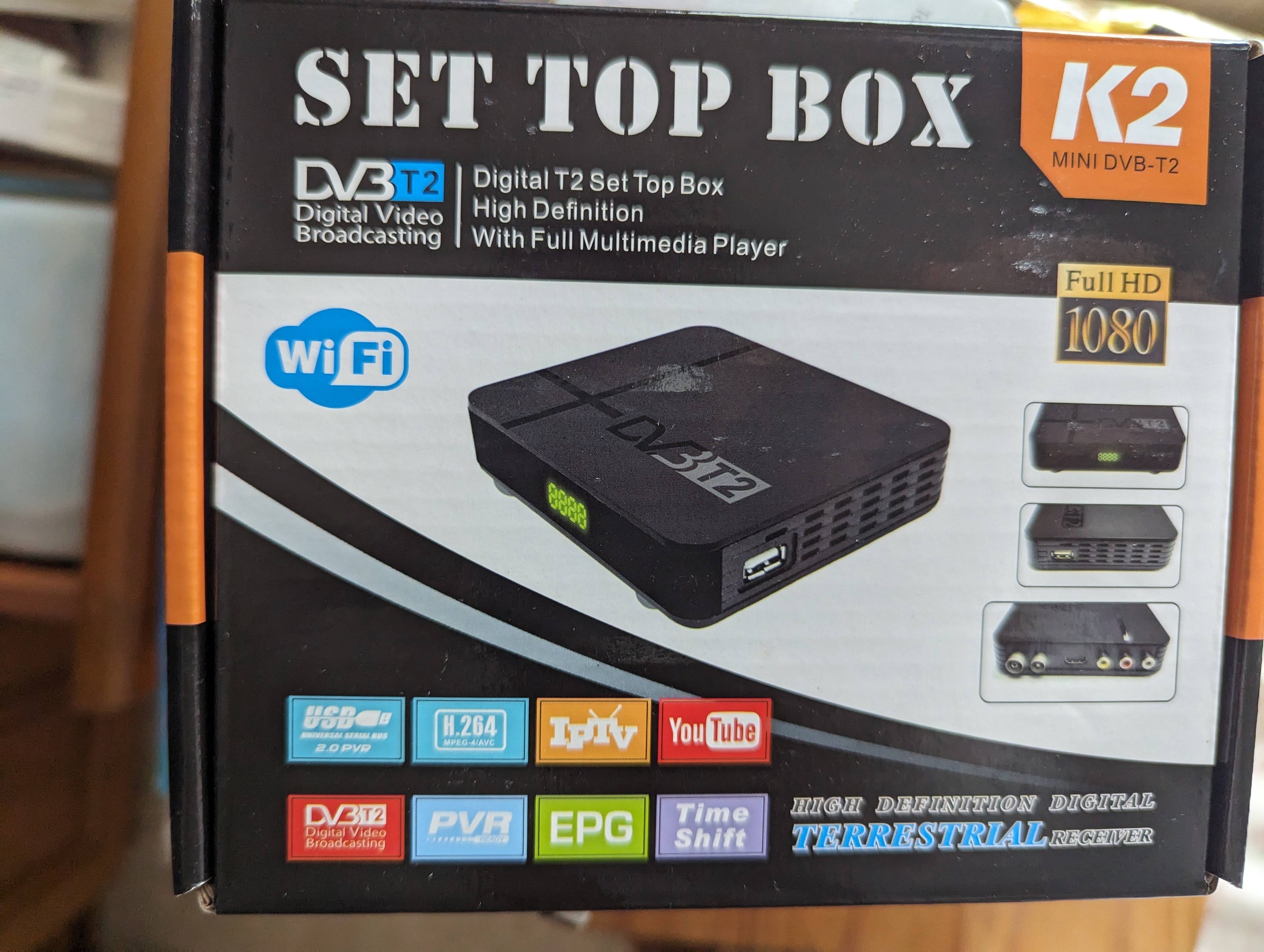 K2 DVB-T2 High Definition Digital Receiver 