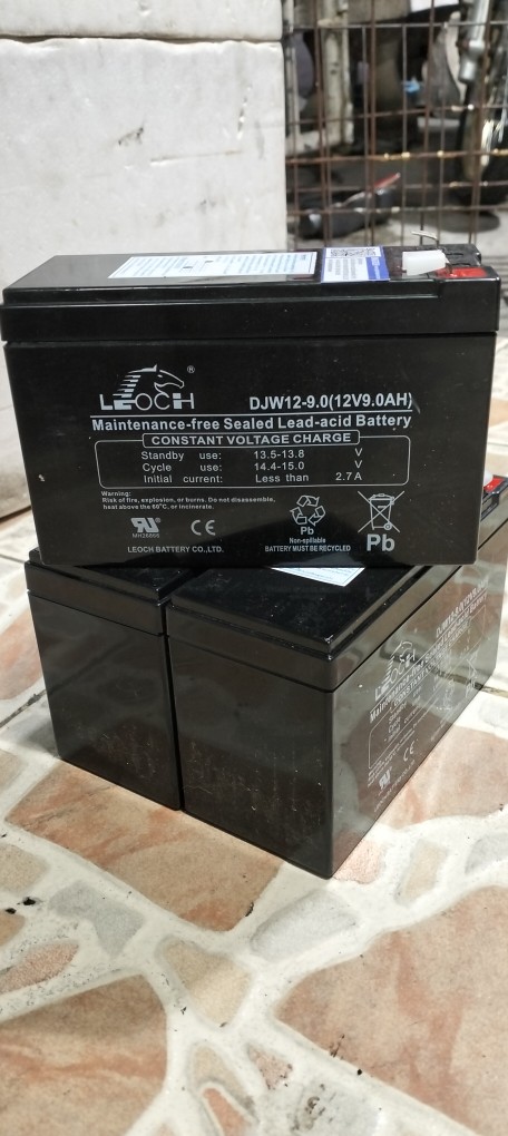 LEOCH DJW 12-9 (12V 9AH) ประกัน 1 ปี (สั่งขั้นต่ำ 5 ลูก)