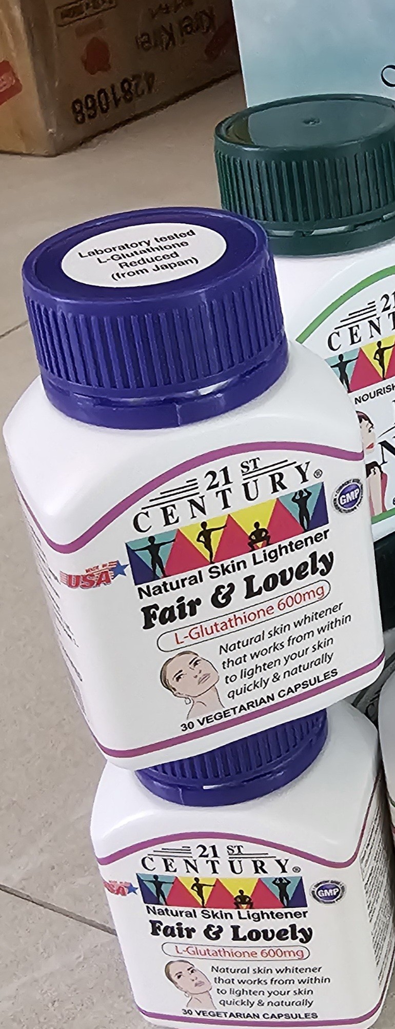 21st Century Fair & Lovely - Natural Skin Lightener, L-Glutathione 600mg  from Japan | Lazada Singapore
