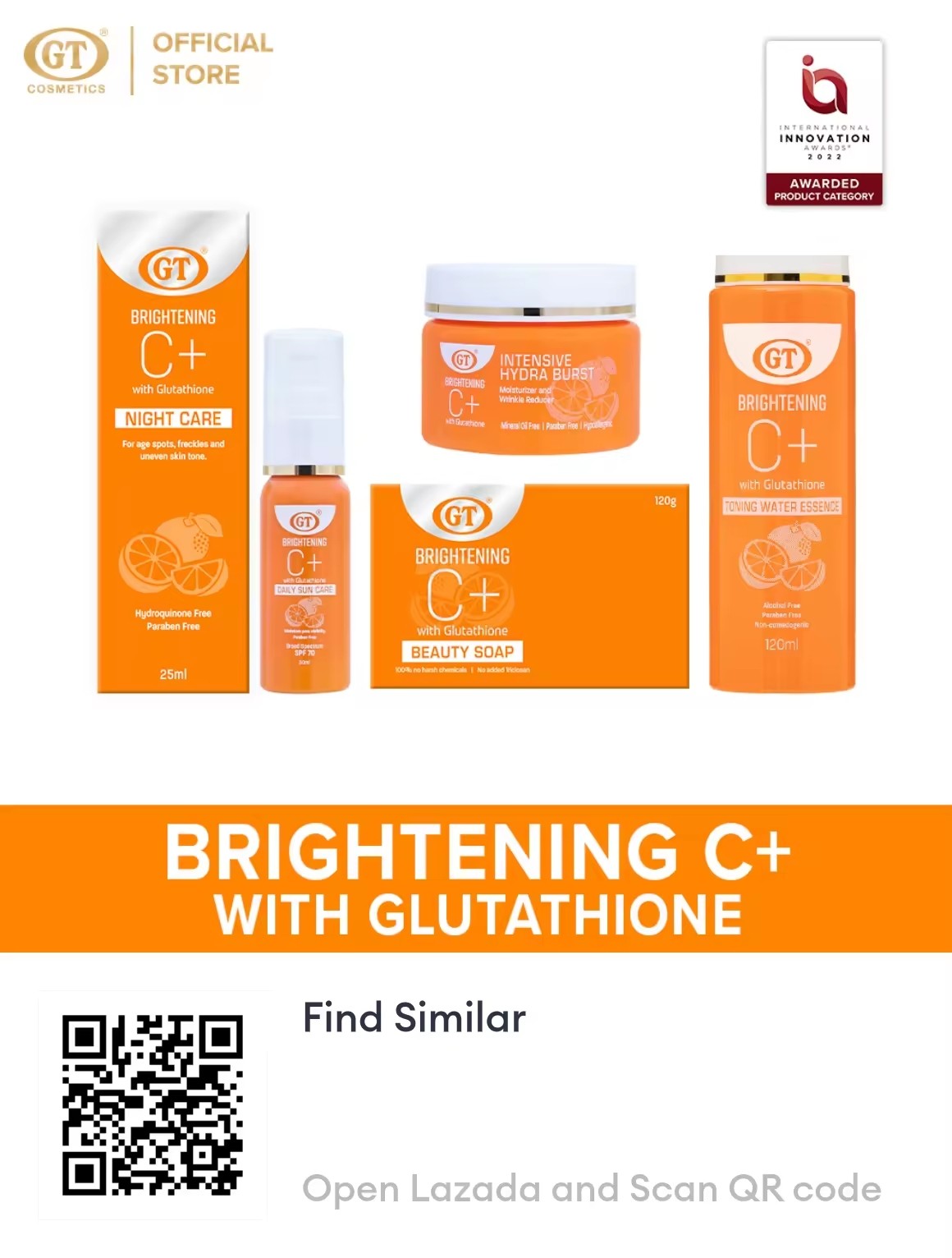 gt brightening c+ with glutathione set GT Brightening C+ with Glutathione Gift Set