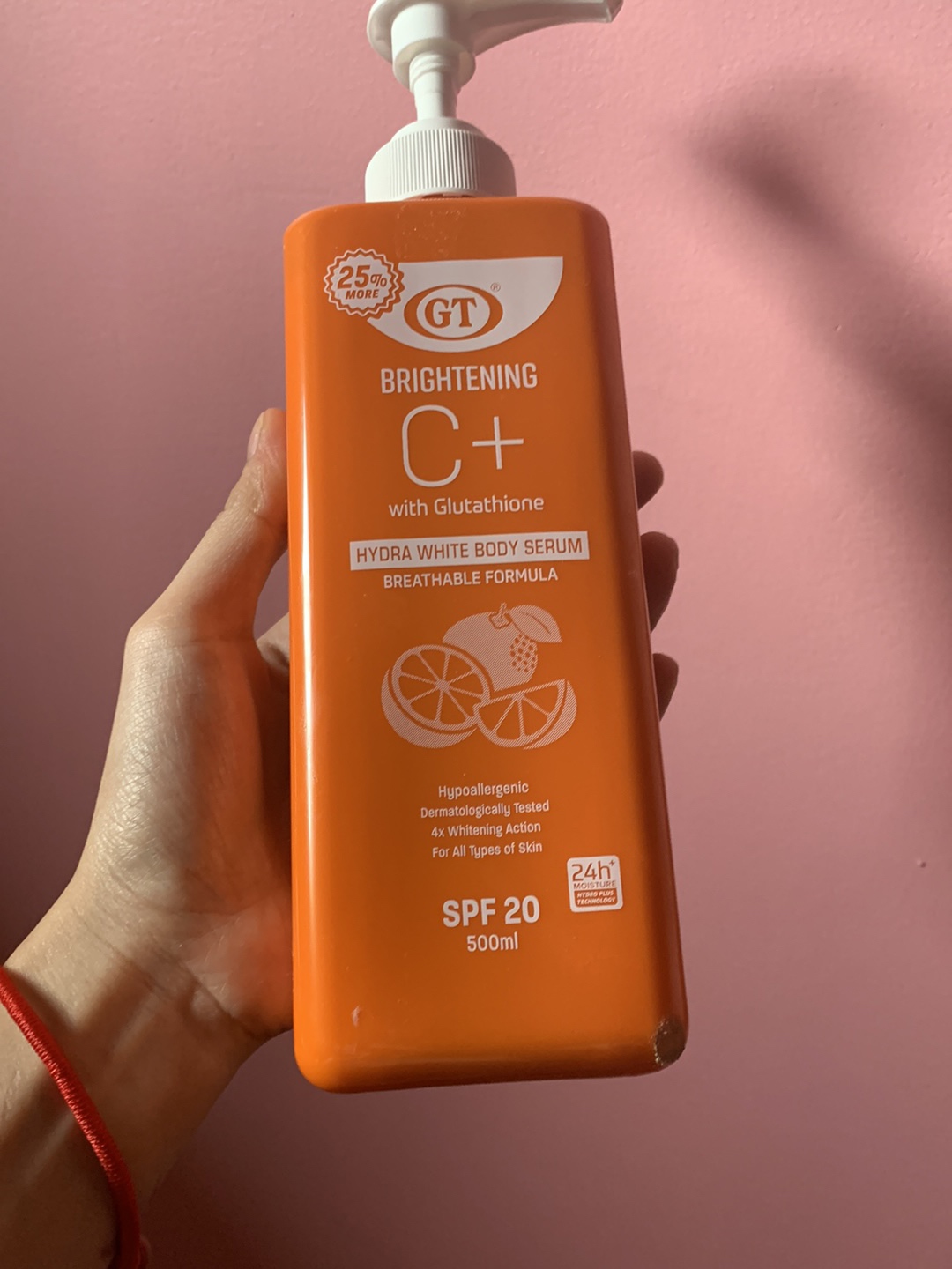 GT Brightening C+ Hydra White Body Serum Lotion Firming Moisturizing  Anti-Aging Sun Protection Hypoallergenic Dermatologically Tested Spf 20  International Innovation Awards Whitening Action - Lazada