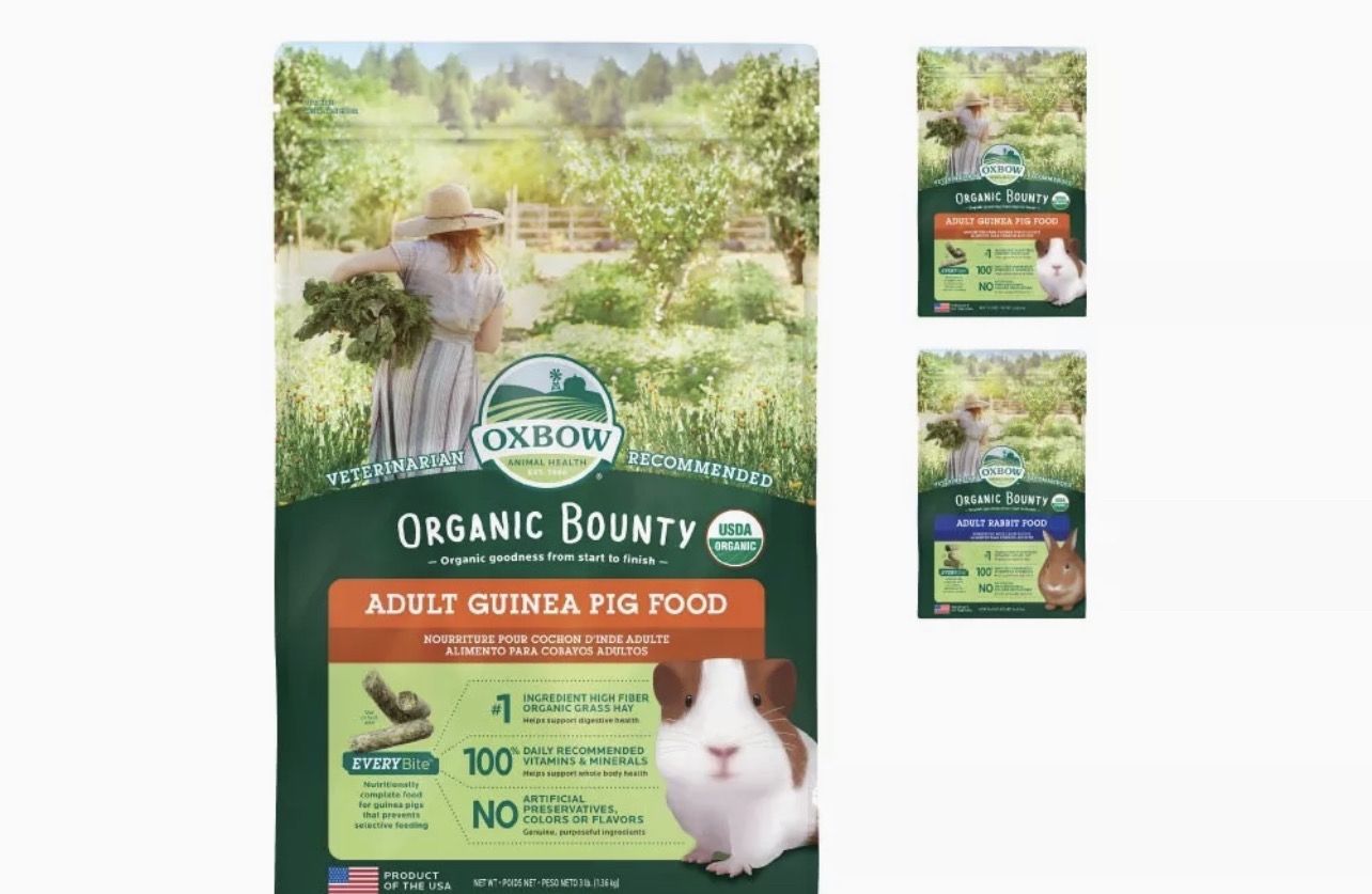 oxbow organic bounty rabbit food