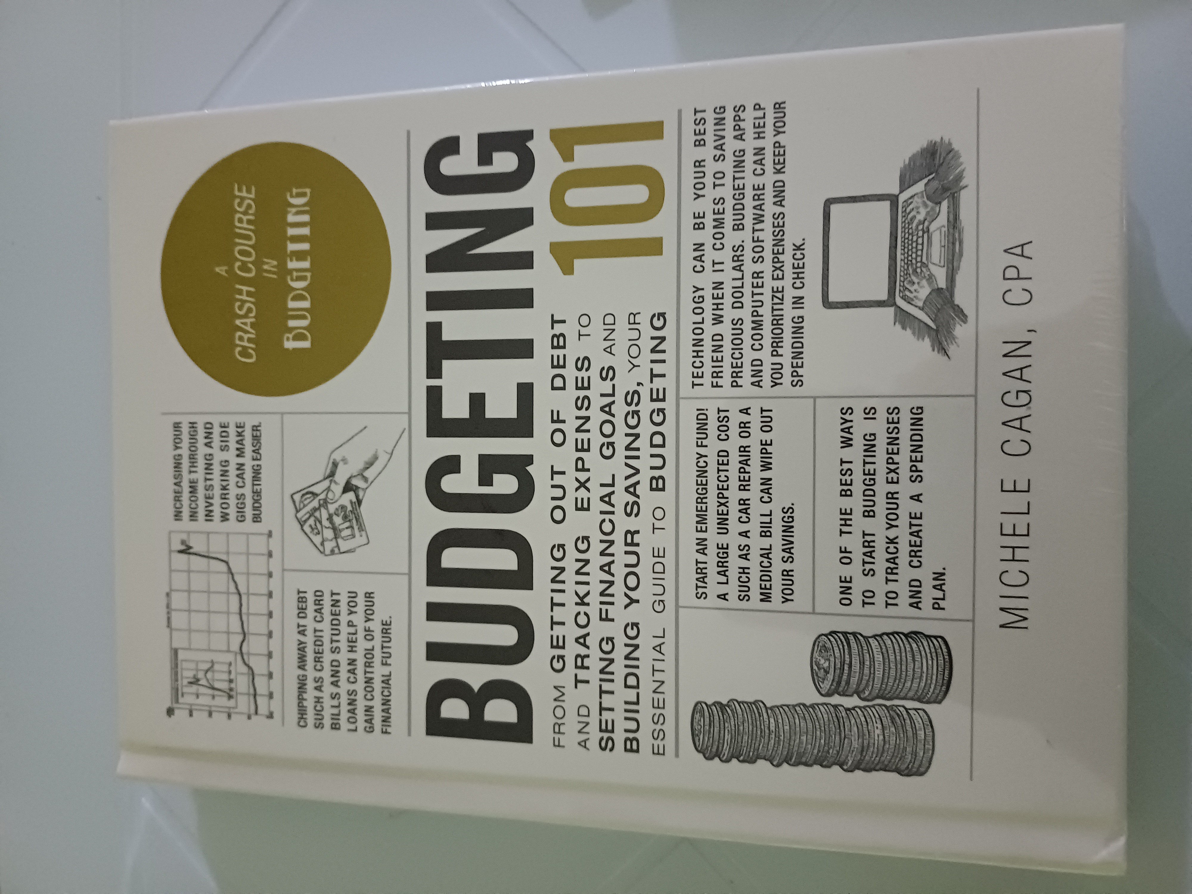Budgeting 101 Hardcover Book: Get Out Of Debt, Track Expenses & Save Money