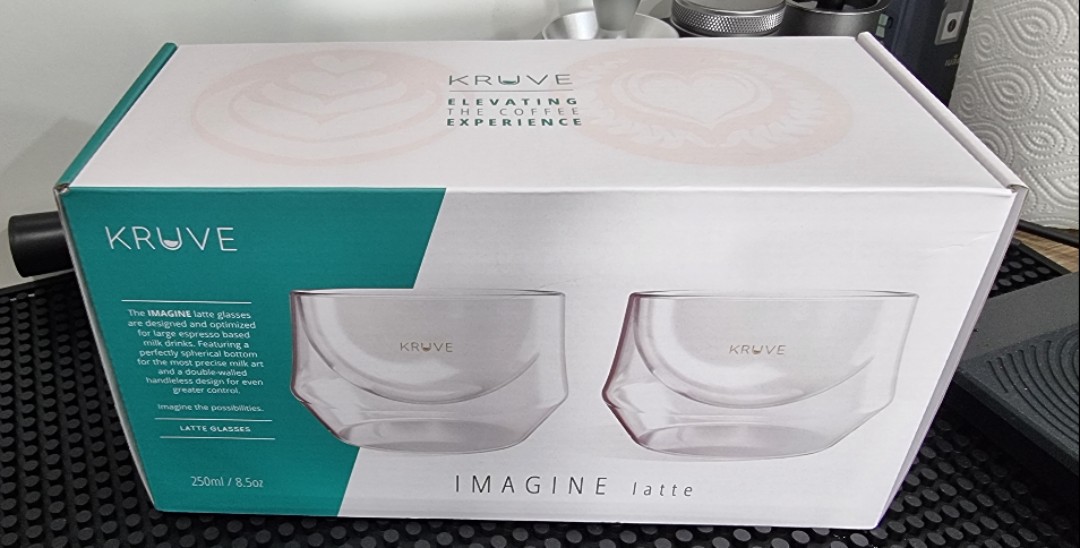 Kruve Imagine Milk Latte Glasses Latte 250ml/8.5oz