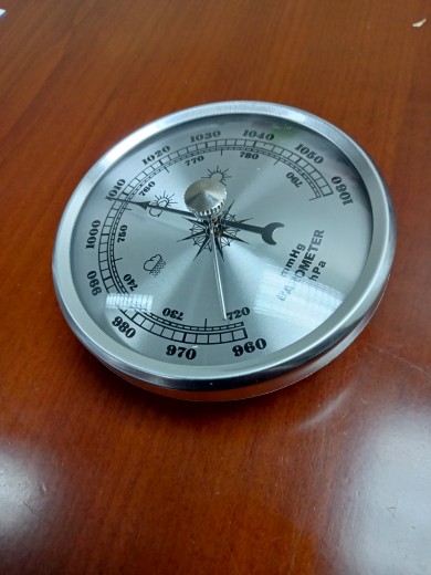 for Home Pressure Gauge Weather Station Metal Wall Hanging