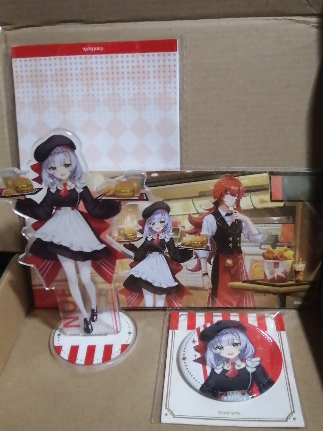 Official Game Genshin Impact Lynette Acrylic Stand Table Decors Toy Anime Gift e Official Game Genshin Impact Lynette Acrylic Stand Table Decors Toy Anime Gift e