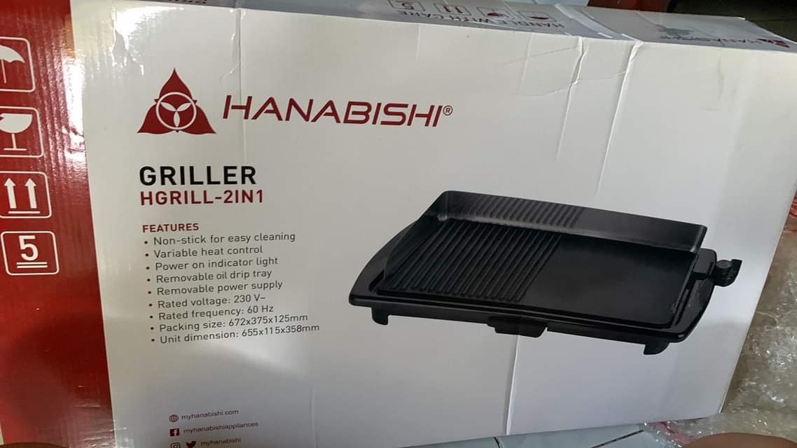 Hanabishi electric outlet grill