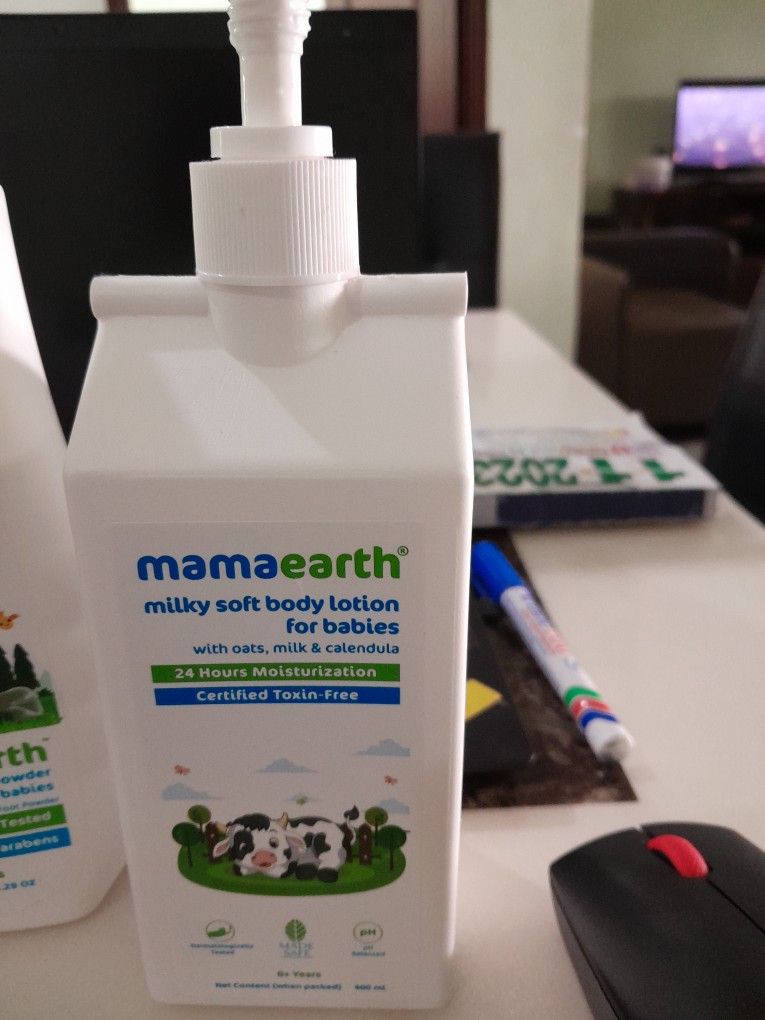 Mamaearth Milky Soft Body Lotion for Babies with Oats Milk and