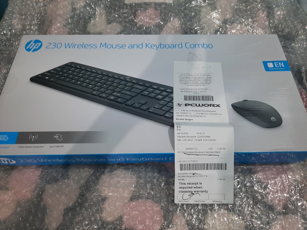 HP 230 Wireless Mouse and Keyboard Black – PCWORX