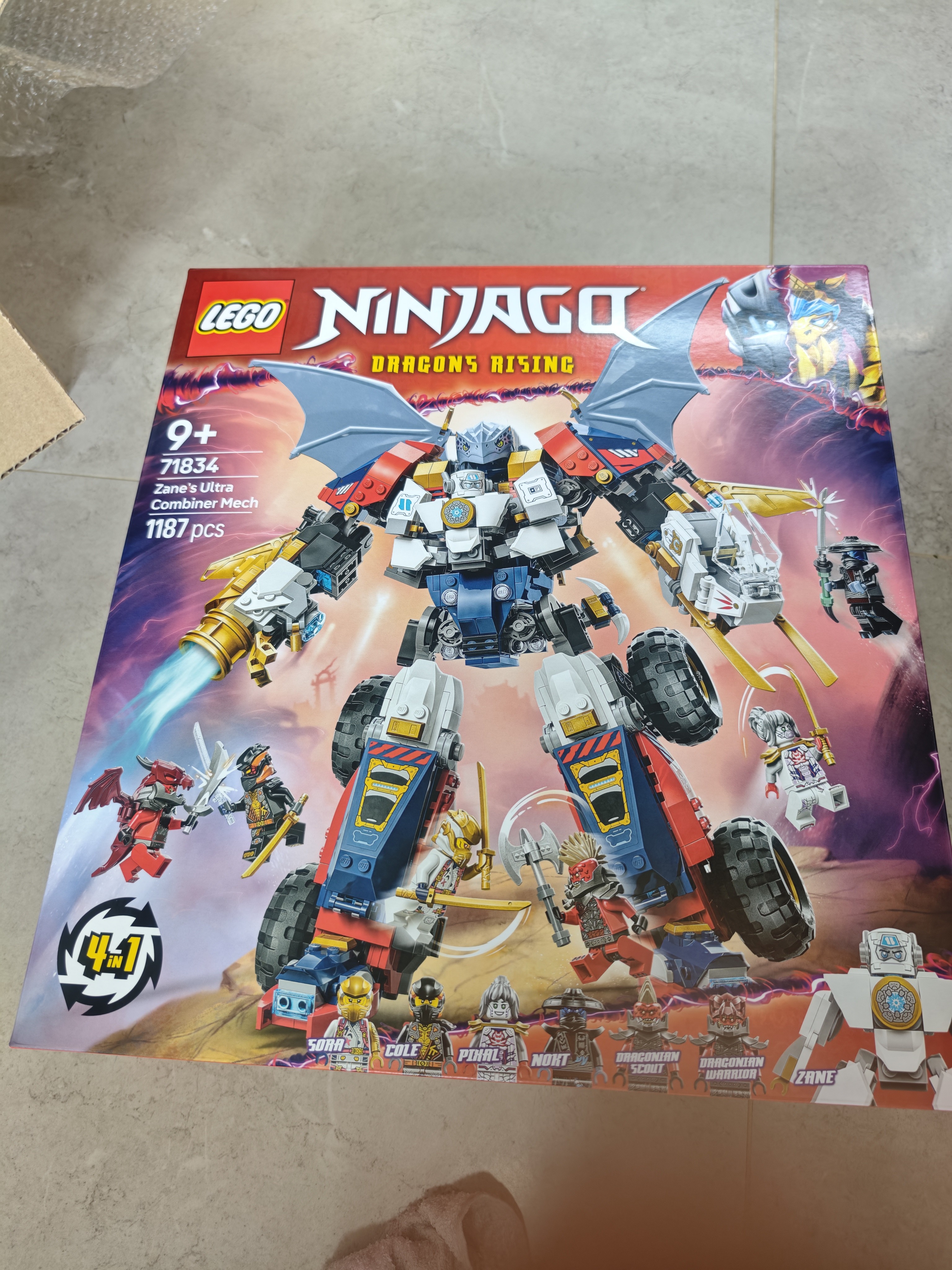 LEGO NINJAGO 71834 Zane's Ultra Combiner Mech Building Set Toys
