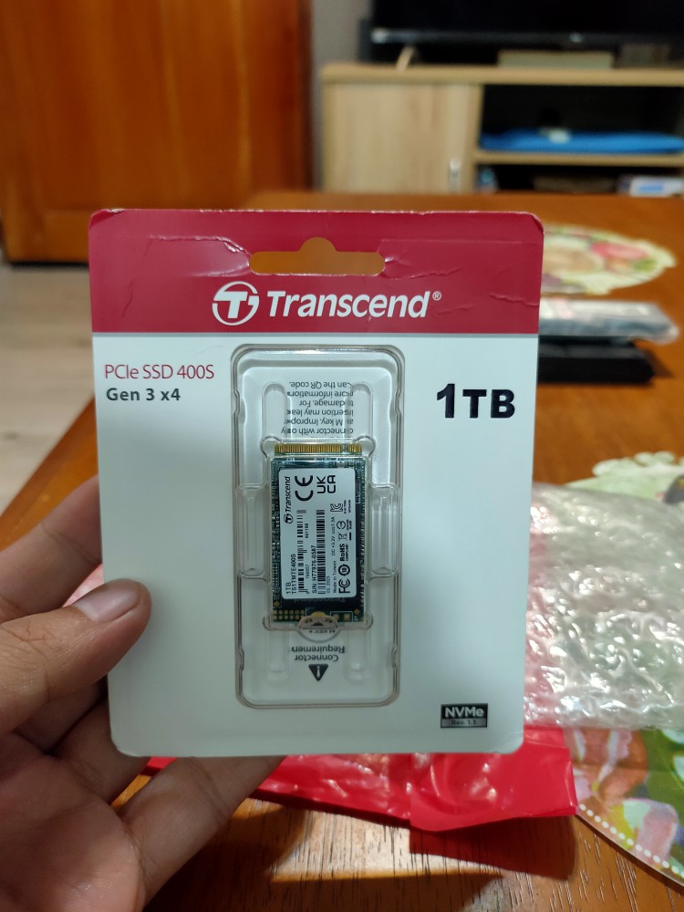 Transcend 1TB MTE400S SSD, M.2 2242, PCIe Gen3x4, NVMe, 3D TLC