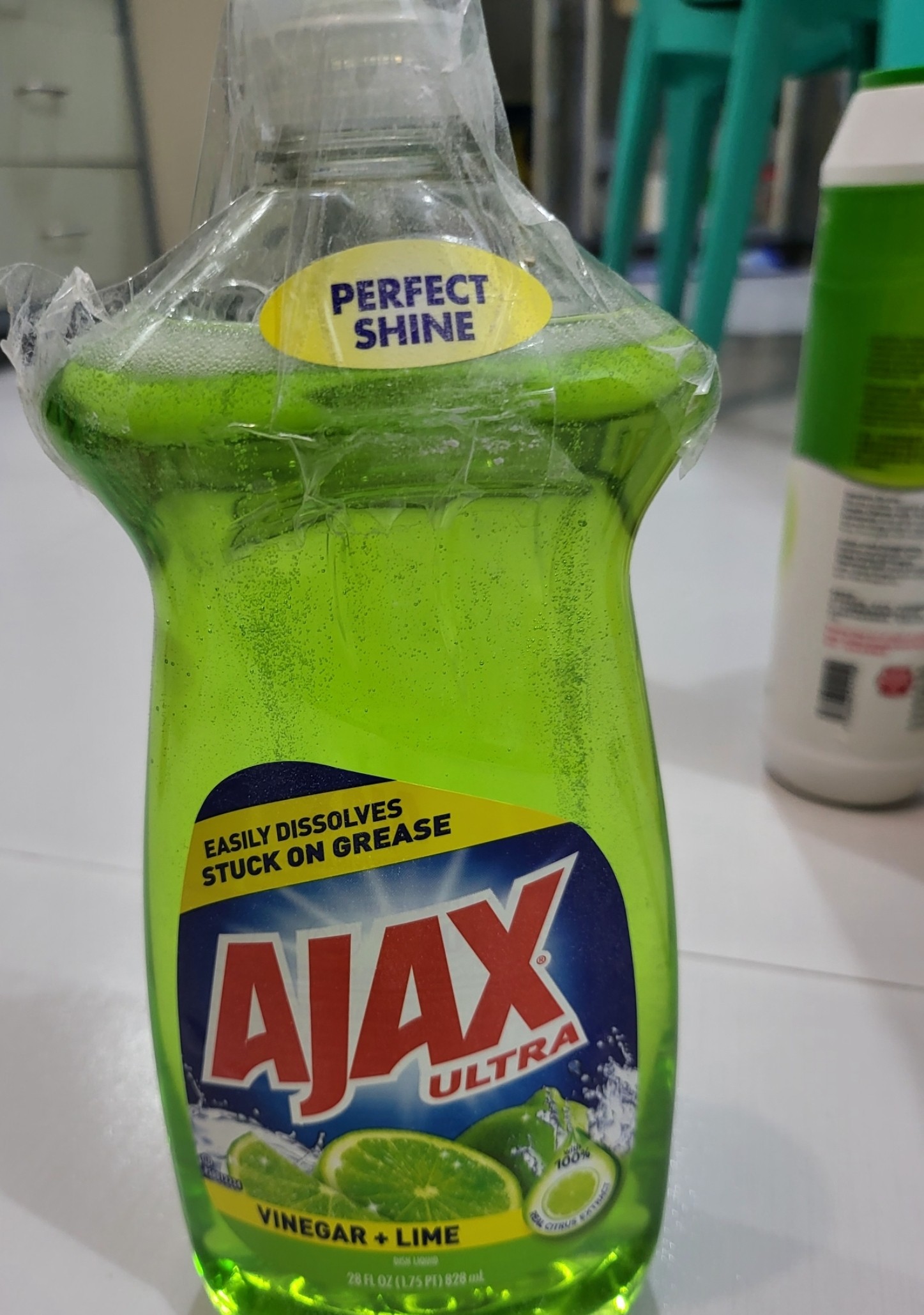 Ajax ultra super degreasing dishwasher - 828ml. —