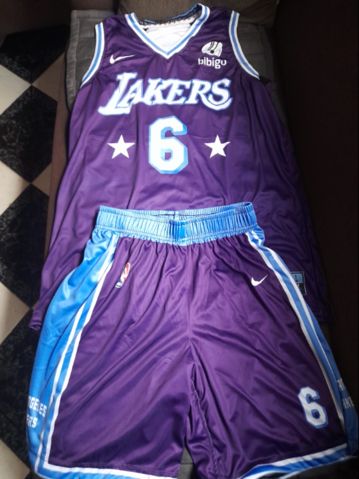 Lebron James Authentic Nike IconEdition Lakers Jersey NWT w/  "bibigo" Patch 2022