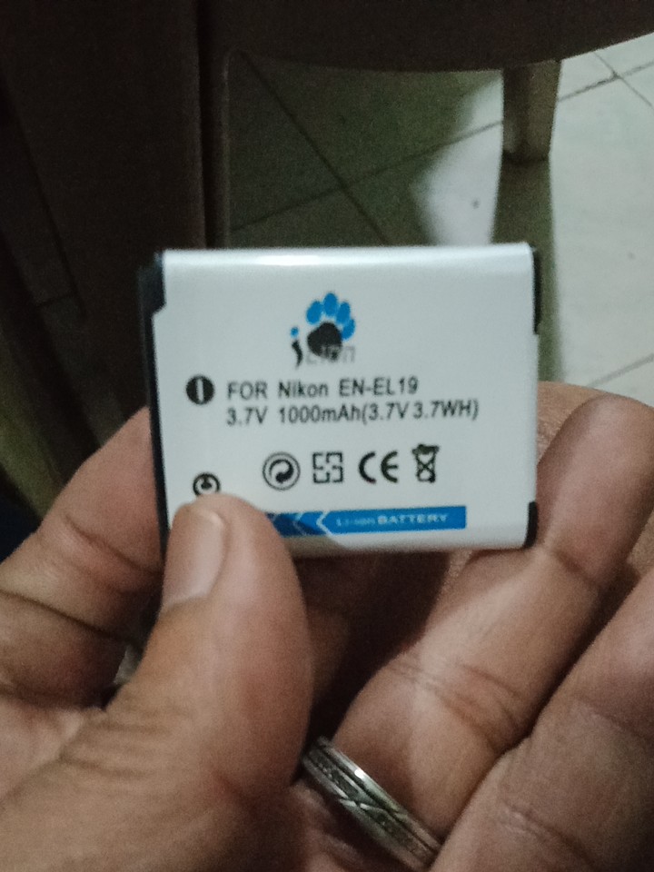 DSTE® 2pcs EN-EL19 Rechargeable Li-ion Battery For Nikon