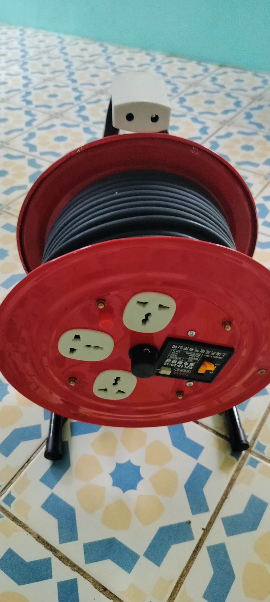 15M 30M 50M Heavy Duty Cable Reel Extension Wire 15/30/50 Meters Power Cord  Extension with Breaker