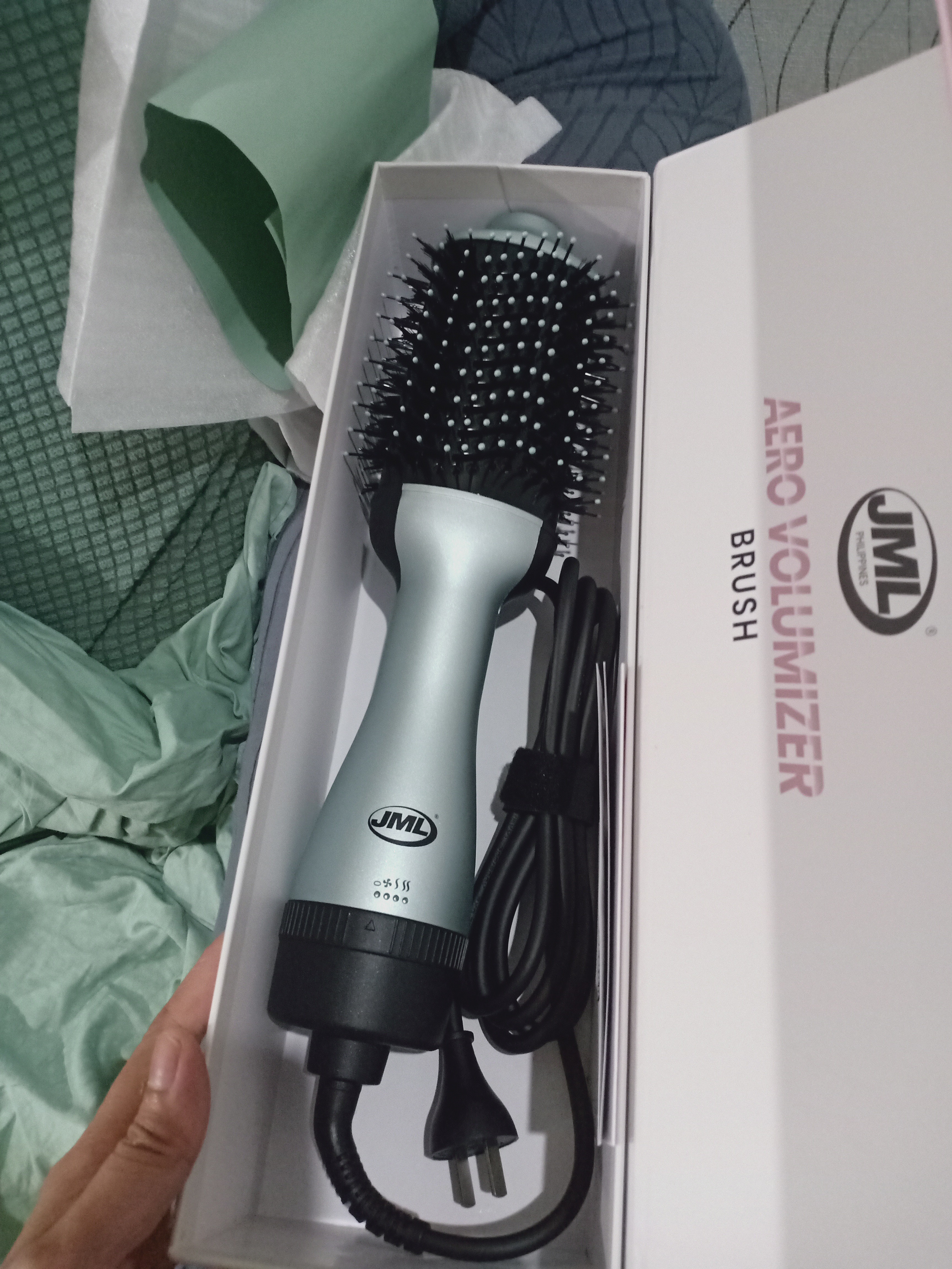 JML Aero Volumizer Hair Brush JHC-HDAEROV Fast Heating