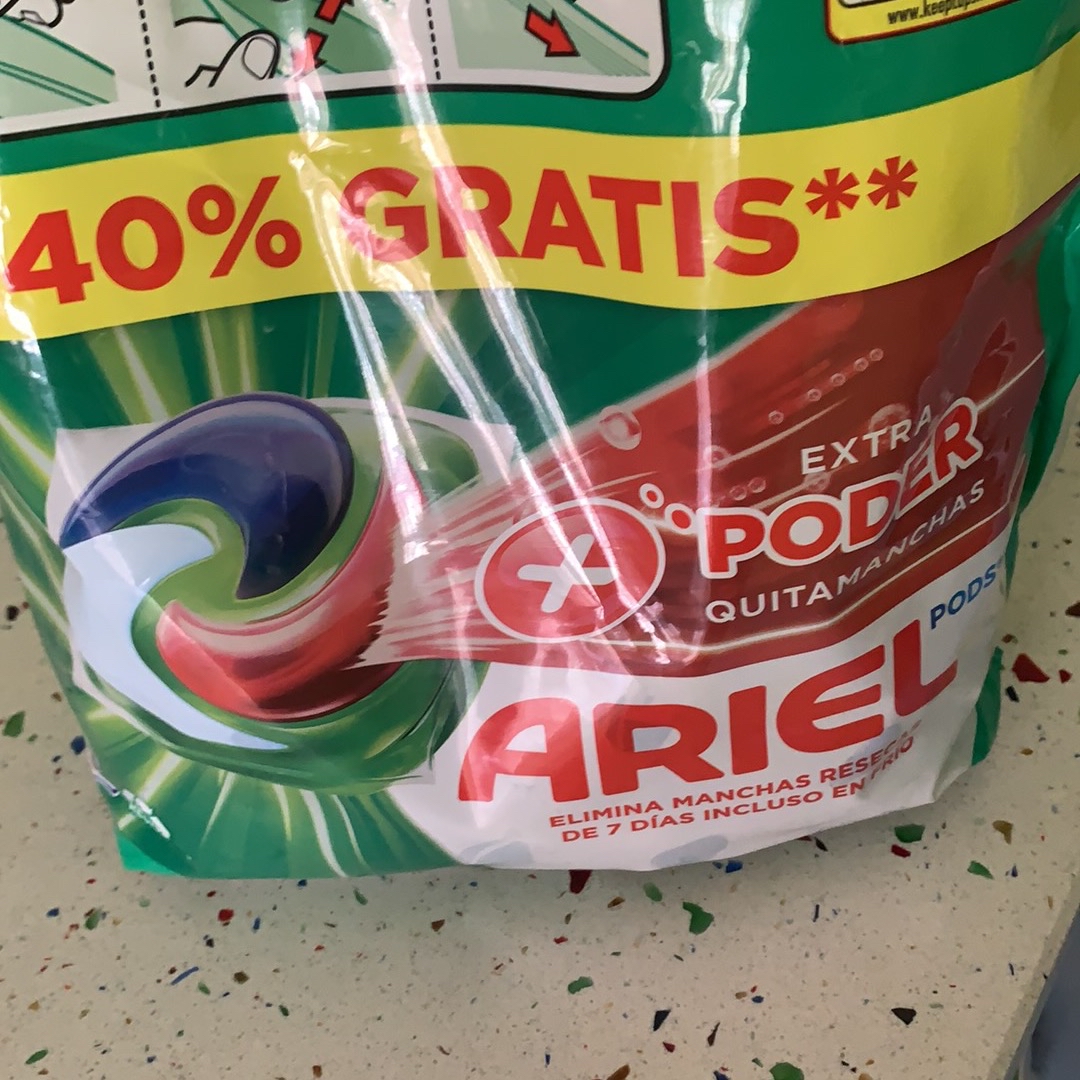 Hogar Ariel ARIEL PODS EXTRA PODER QUITAMANCHAS 3en1 detergente