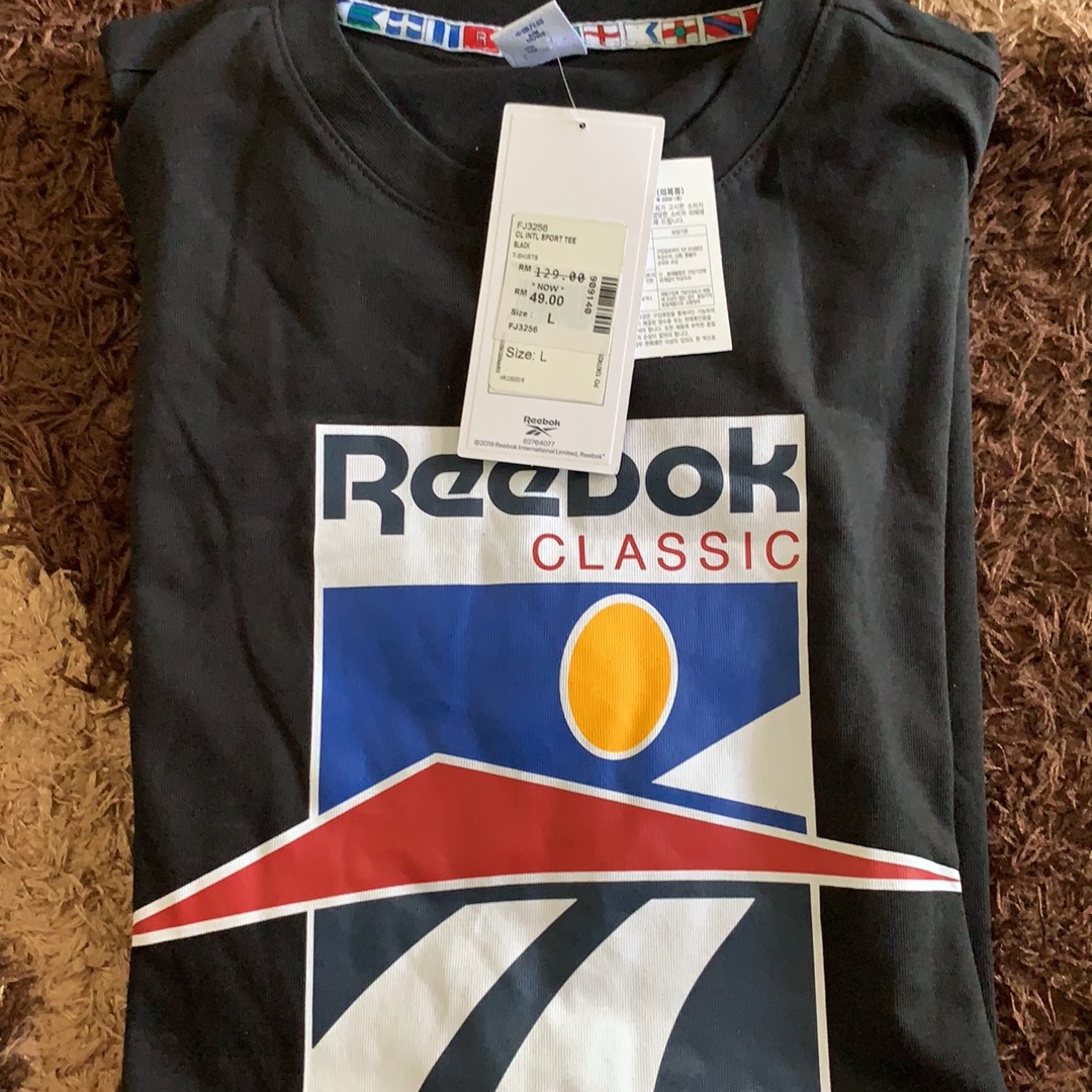 Reebok Men Classic International Sport Tee Shirt Baju Lelaki (FJ3256) Sport  Planet 48-09 | Lazada