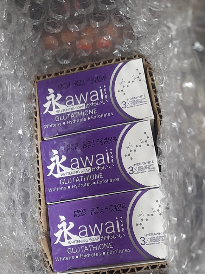 Kawaii Max Glutathione Whitening Soap 90g Premium Anti-Acne Brightening  Soap Halal Exfoliating Moisturizing Soap Gentle Formula Anti-Aging Soap -  Lazada | Lazada PH