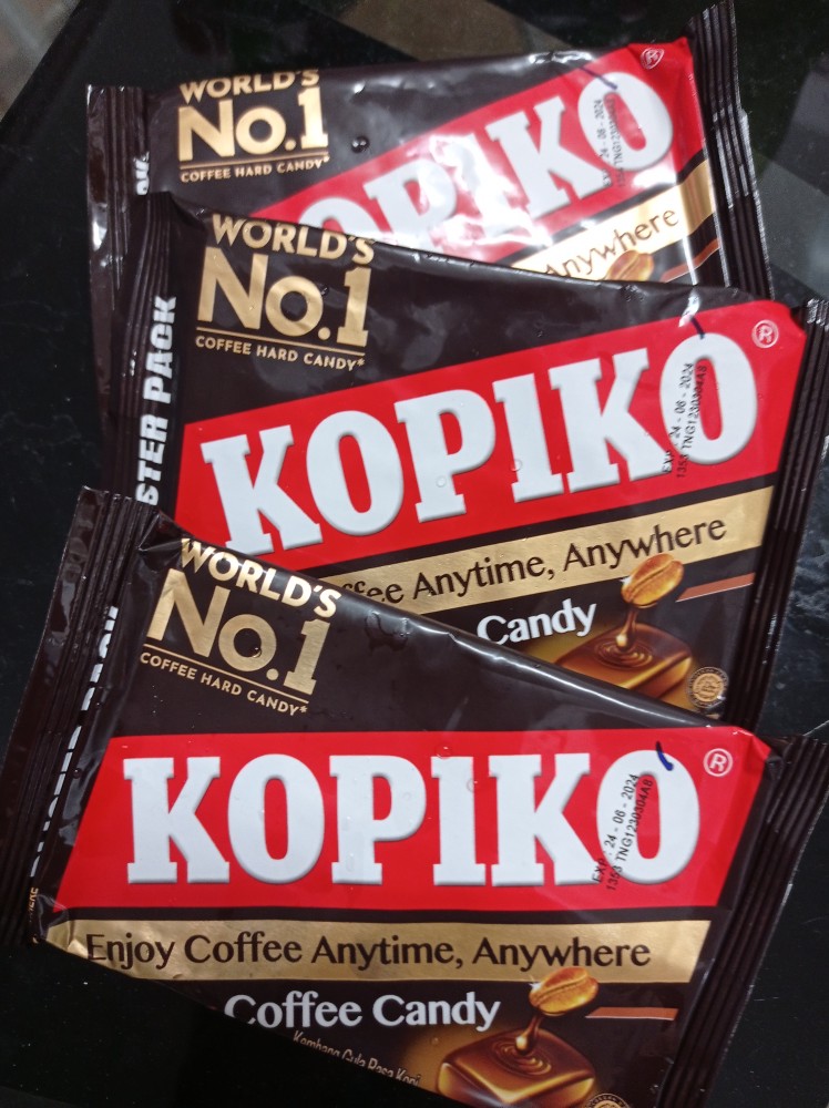 Kopiko Coffee Candy Blister Pack - 1 Box (24 packs)