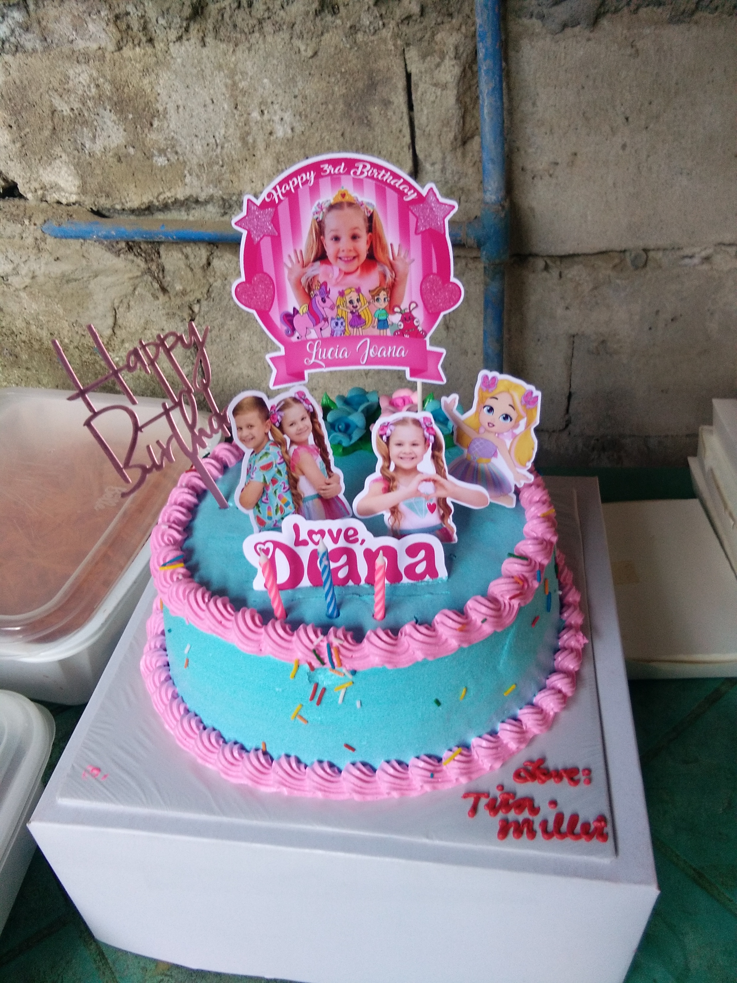 Diana and Roma theme cake... - Babita's Cakes n Bakes | Facebook