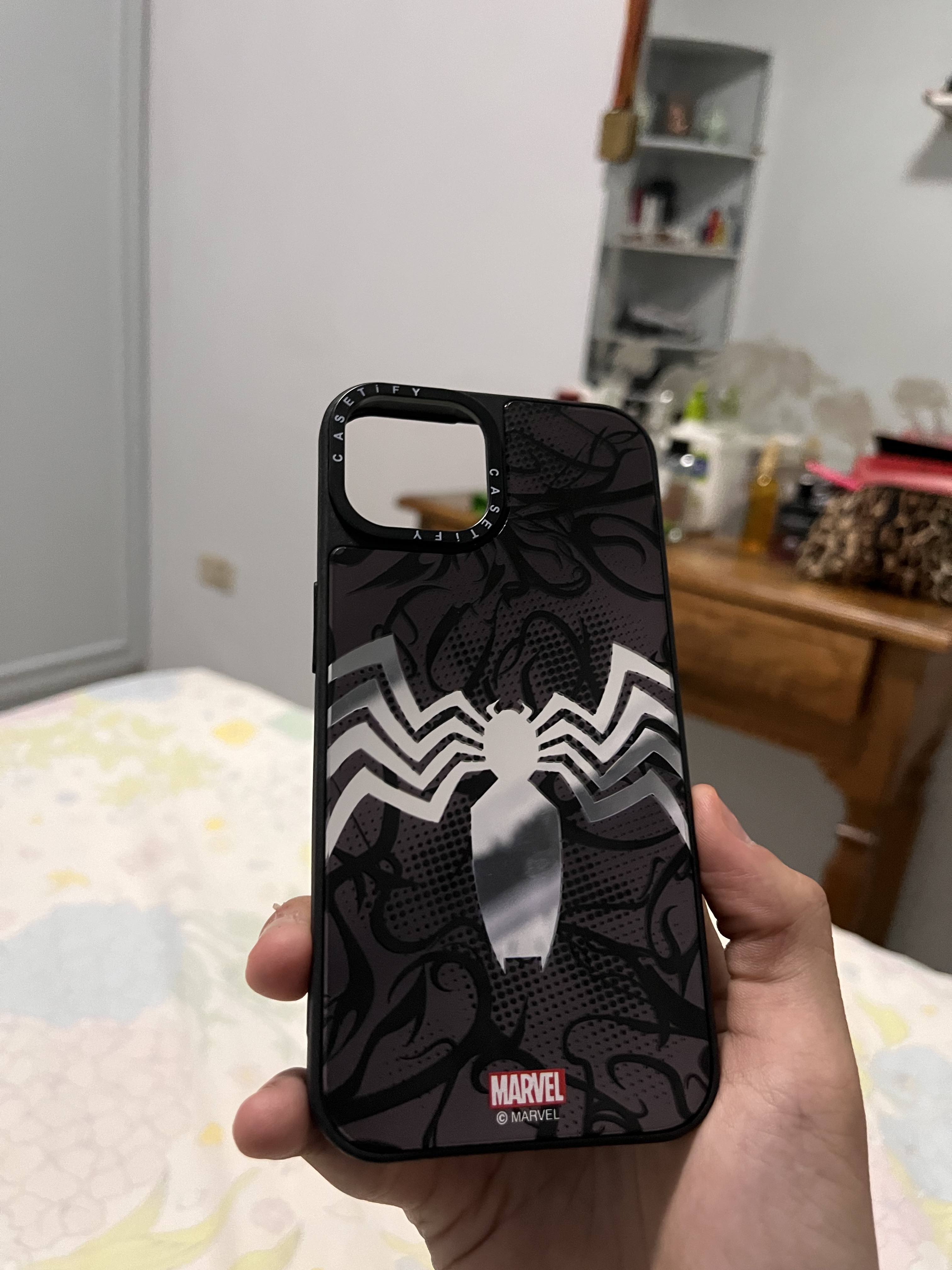 Spider-Man Venom Marvel】Couple Mirror Case iPhone 14 Pro Max 13
