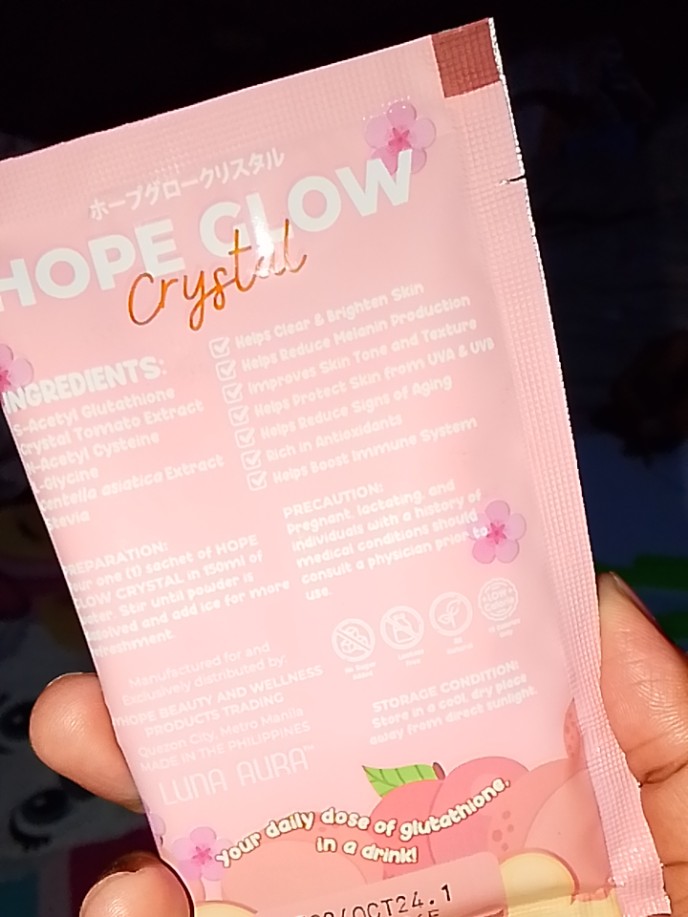 liposomal glutathione designs for health reviews Luna Aura Hope Glow Crystal Peach Glutathione Juice Drink Gluten Free Peach  Flavor Single Pack Crystal Juice - Lazada