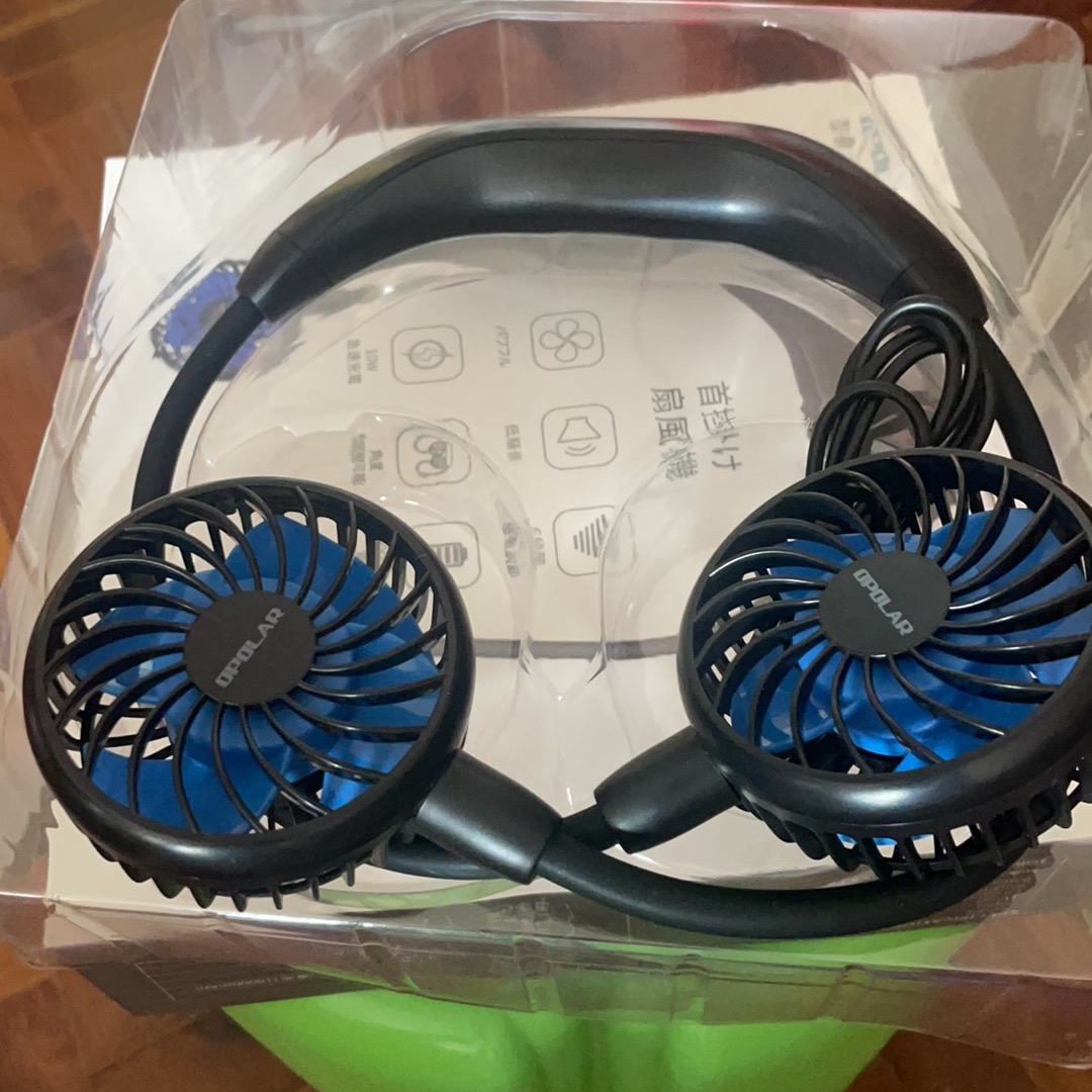 Local Stock】OPOLAR Portable Neck Fan, USB Rechargeable Hands Free