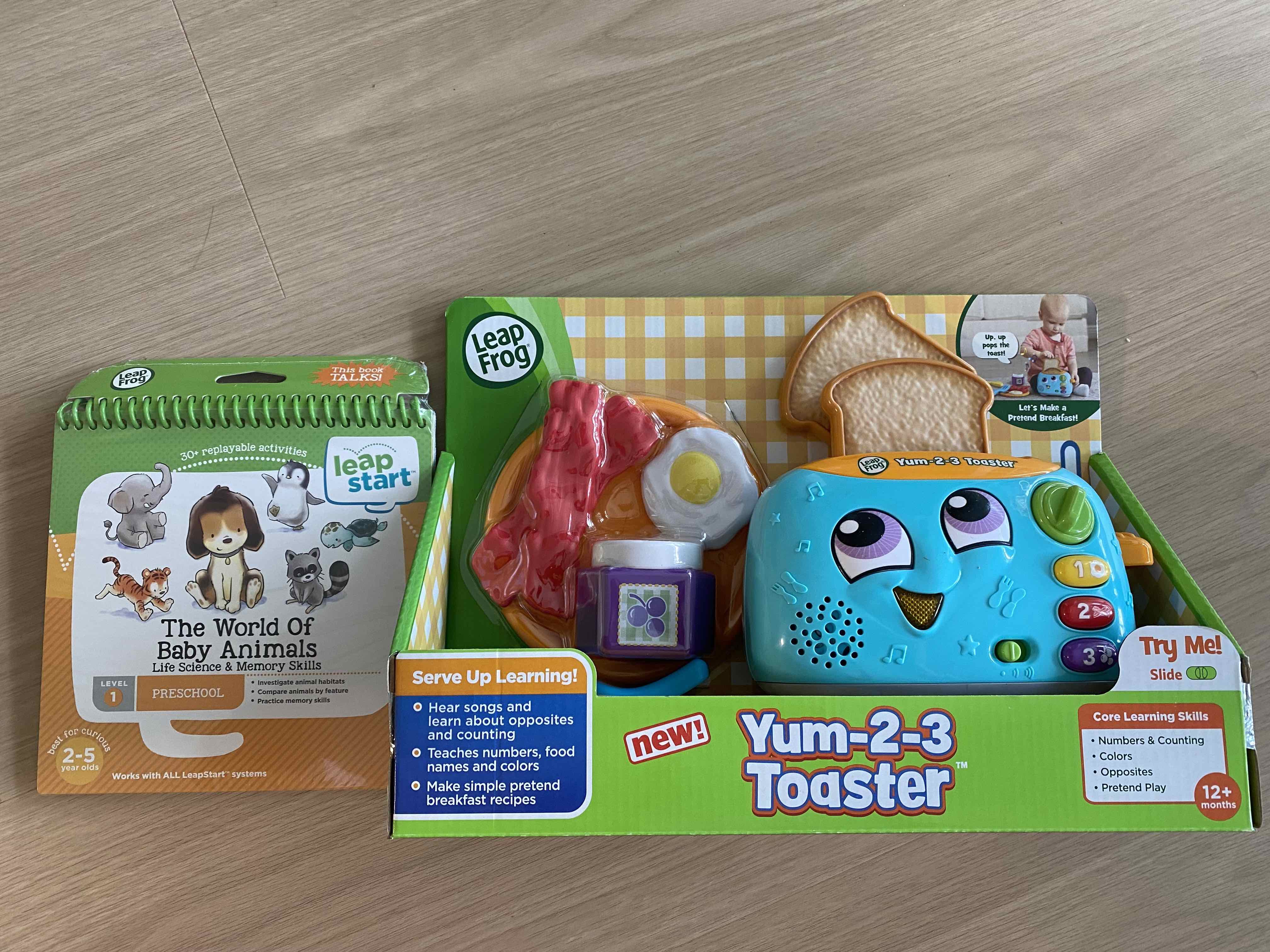 Grille-Pain Jouet LeapFrog Yum-2-3 Multicolore | Avec Aliments Et Ustensiles | Apprentissage Des Couleurs & Nombres