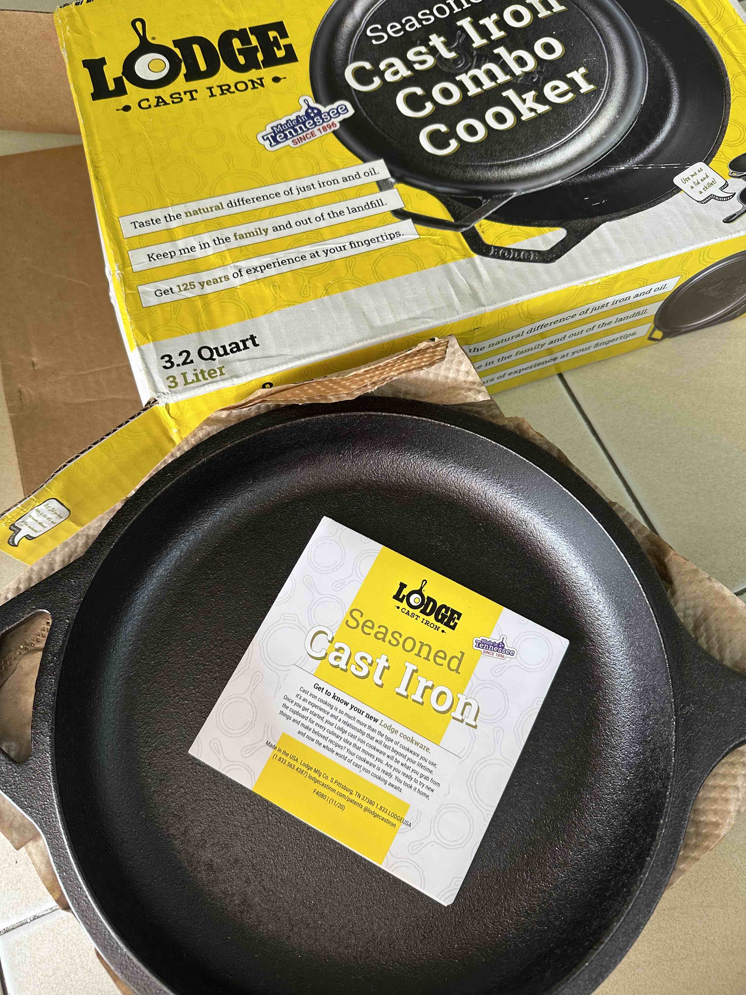 2.84 Lt Cast Iron Combo Cooker - LCC3 – Lodge Cast Iron