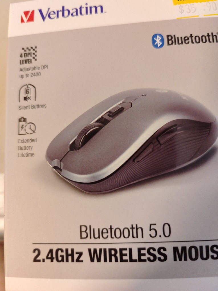 Bluetooth 5.0 2.4GHz Wireless Mouse - Verbatim Singapore