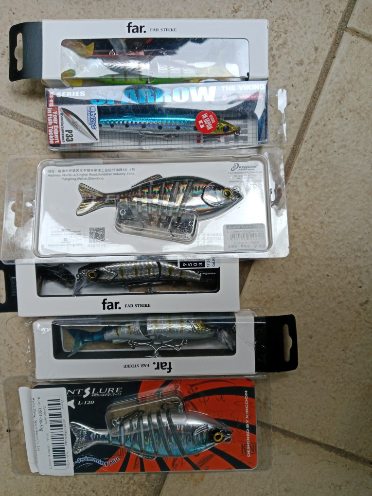 KINGDOM BtForce Multi Jointed Fishing Lures 120mm Floating Surface