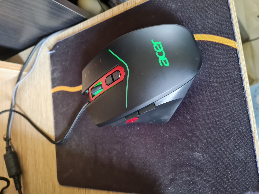 Acer - Souris Gamer Nitro 4200DPI Noir/Rouge