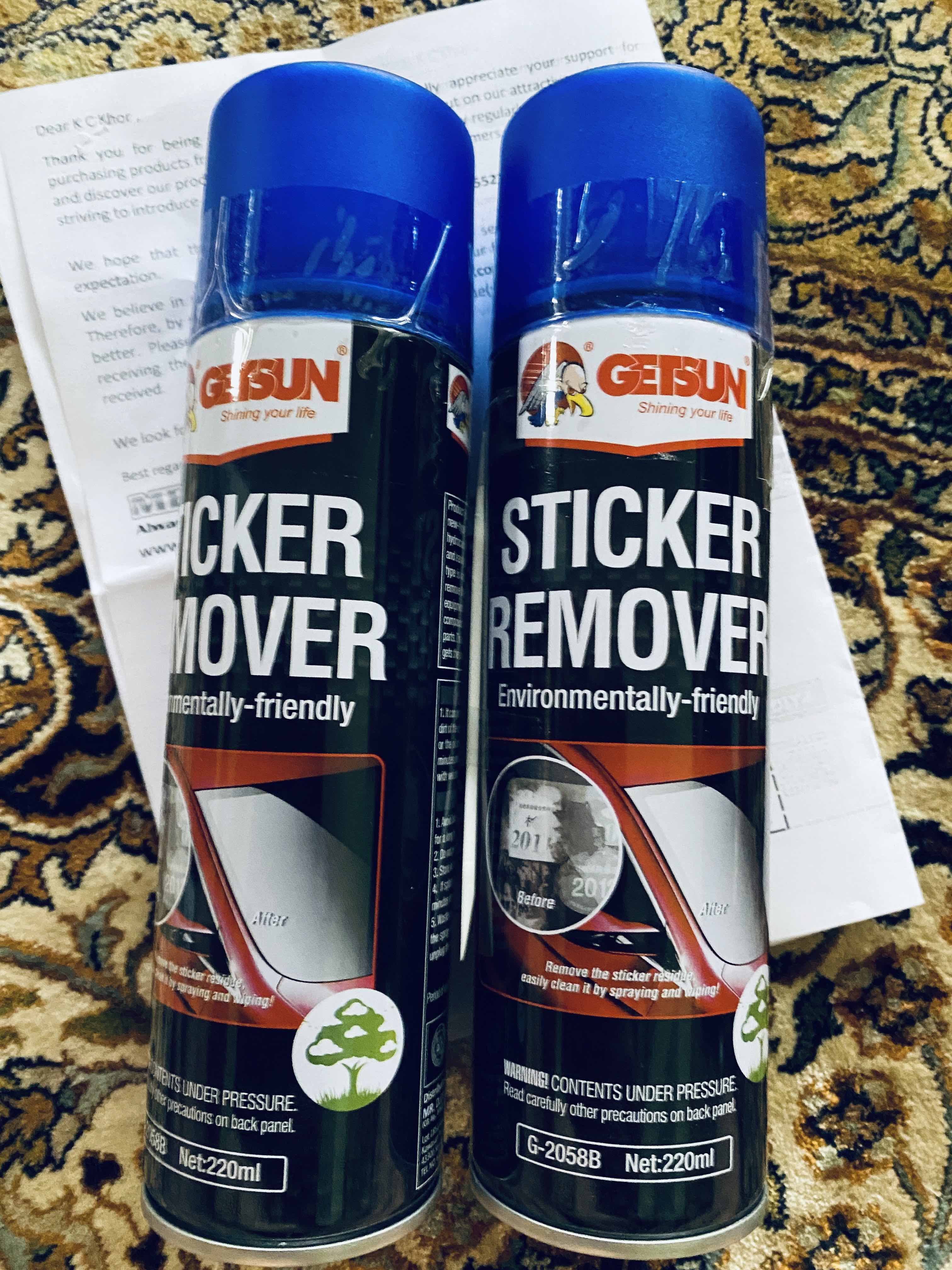 GETSN Sticker Remover G-2058Cleans,Shines & Protects