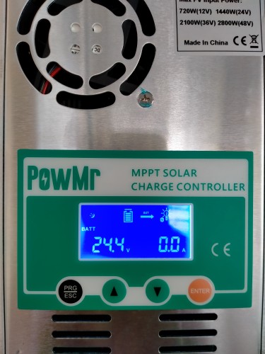 Powmr 100 Mppt 60a Solar Charge Controller And Discharge Controller 12v 24v 36v And 48v Precision 190vdc Lcd Fan With Backlight Lead Acid Lithium Battery Hhj 60a Lazada Ph