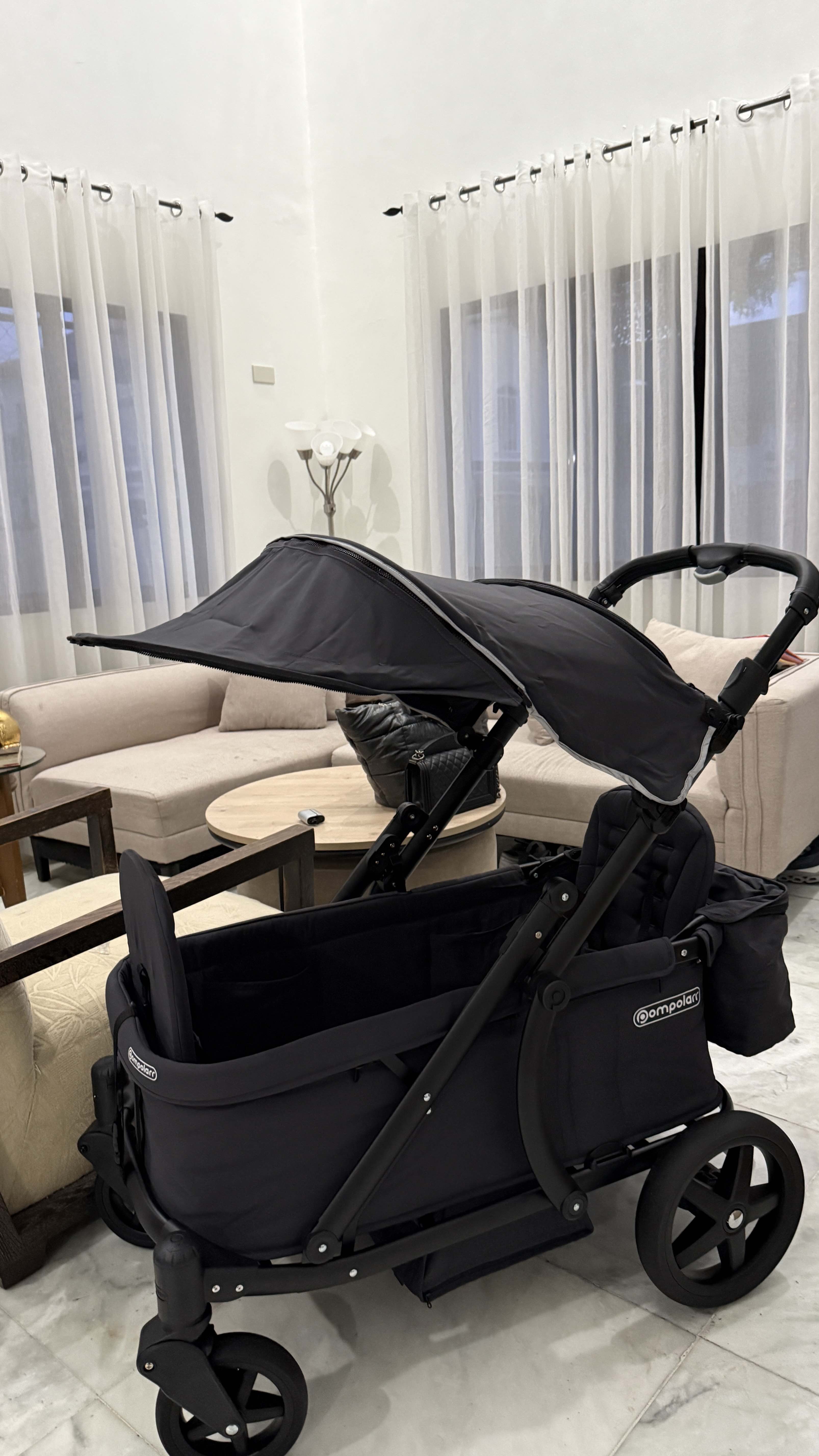 reclining travel stroller Lightweight Baby Stroller, Compact Fold, Reclining Seat, Aluminum Frame   Pyle USA