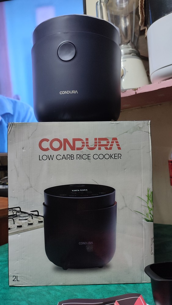 CONDURA LOW CARB RICE COOKER: RICE WITHOUT THE GUILT 