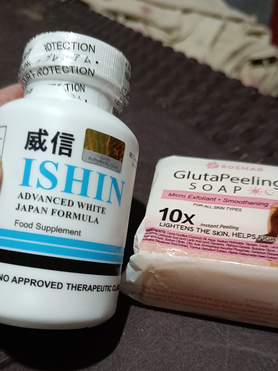 ishin glutathione fake vs original Ishin Premium Triple Glutathione Blend 60's - KANNA BEAUTY Whitening  Collagen S Acetyl Reduced Glutathione Free Form