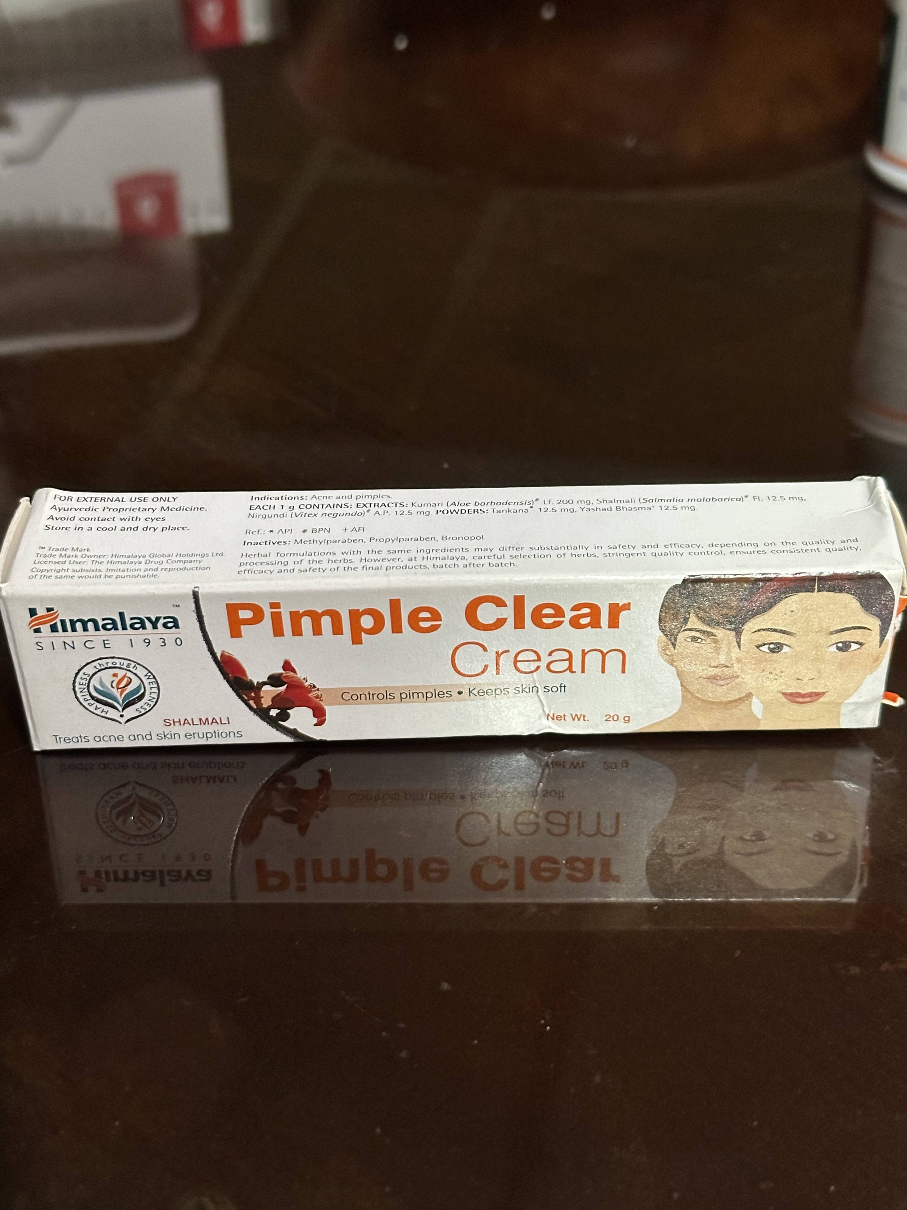 5 Crèmes Himalaya Pimple Clear - Contrôle Des Boutons, Peau Douce - Ingrédients Naturels - Neuf